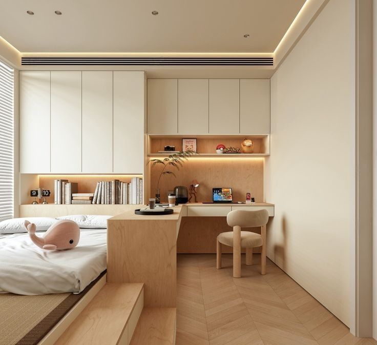 Top 30+ mẫu thiết kế phòng ngủ 9m2 cho vợ chồng đẹp và tiện dụng